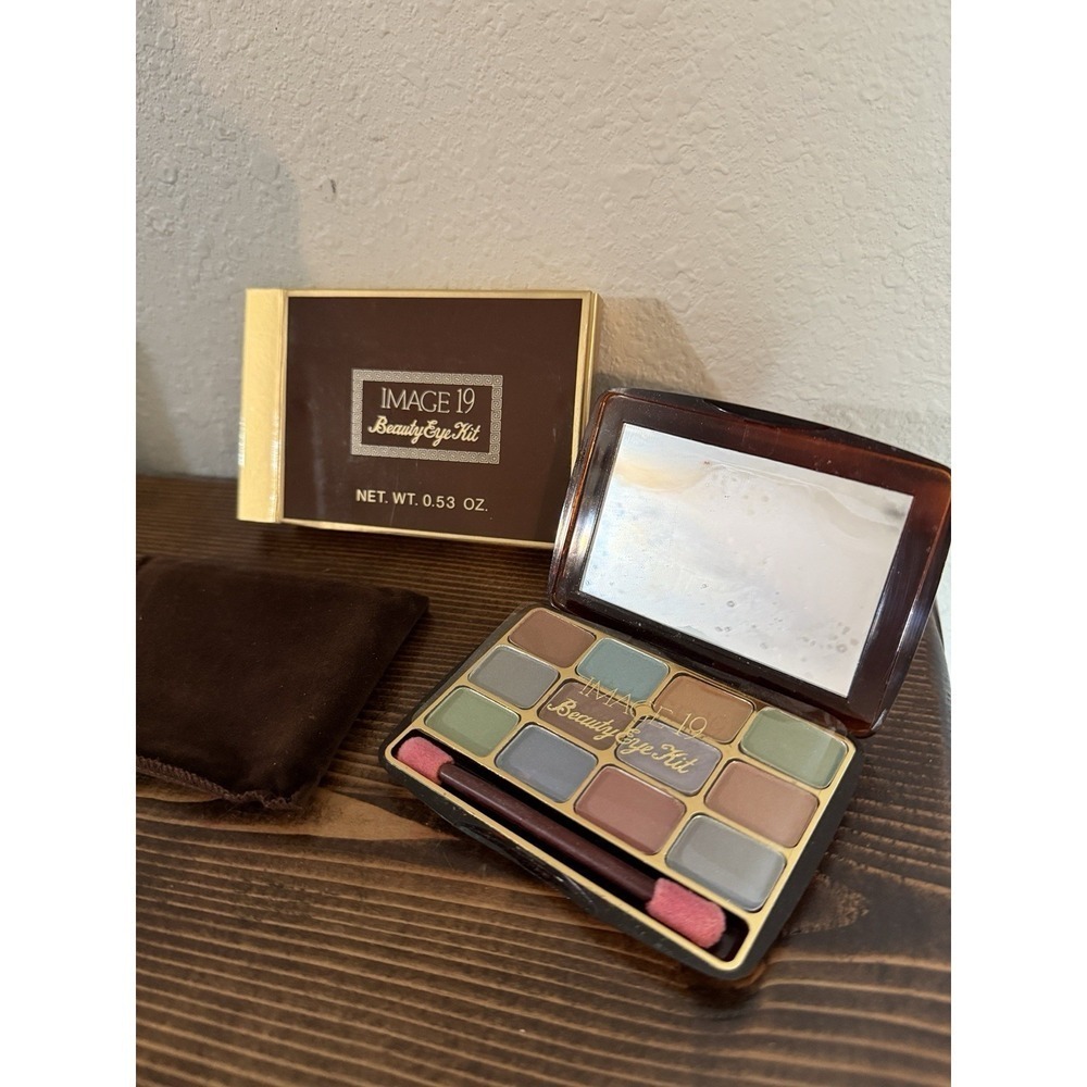 Vintage Image 19 Beauty‎ Eye Kit Shade Eyeshadow Palette Compact w/ Mirror Rare